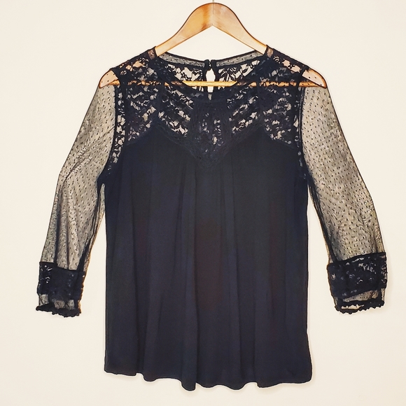 EXPRESS Women's Top Lace Details - Picture 1 of 8